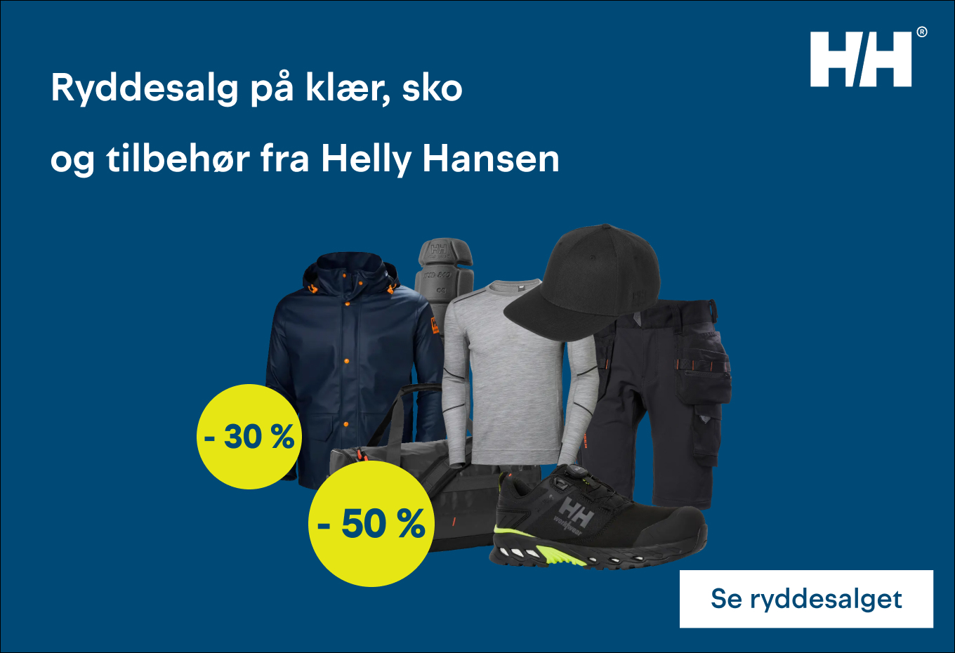 Ryddesalg Helly Hansen